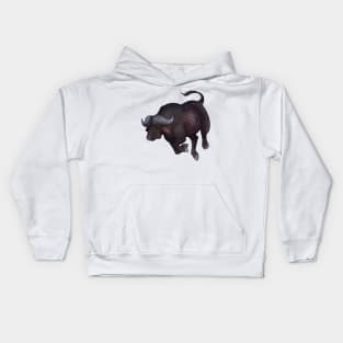 Cozy Cape Buffalo Kids Hoodie